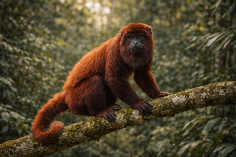 Guianan Red Howler Monkey